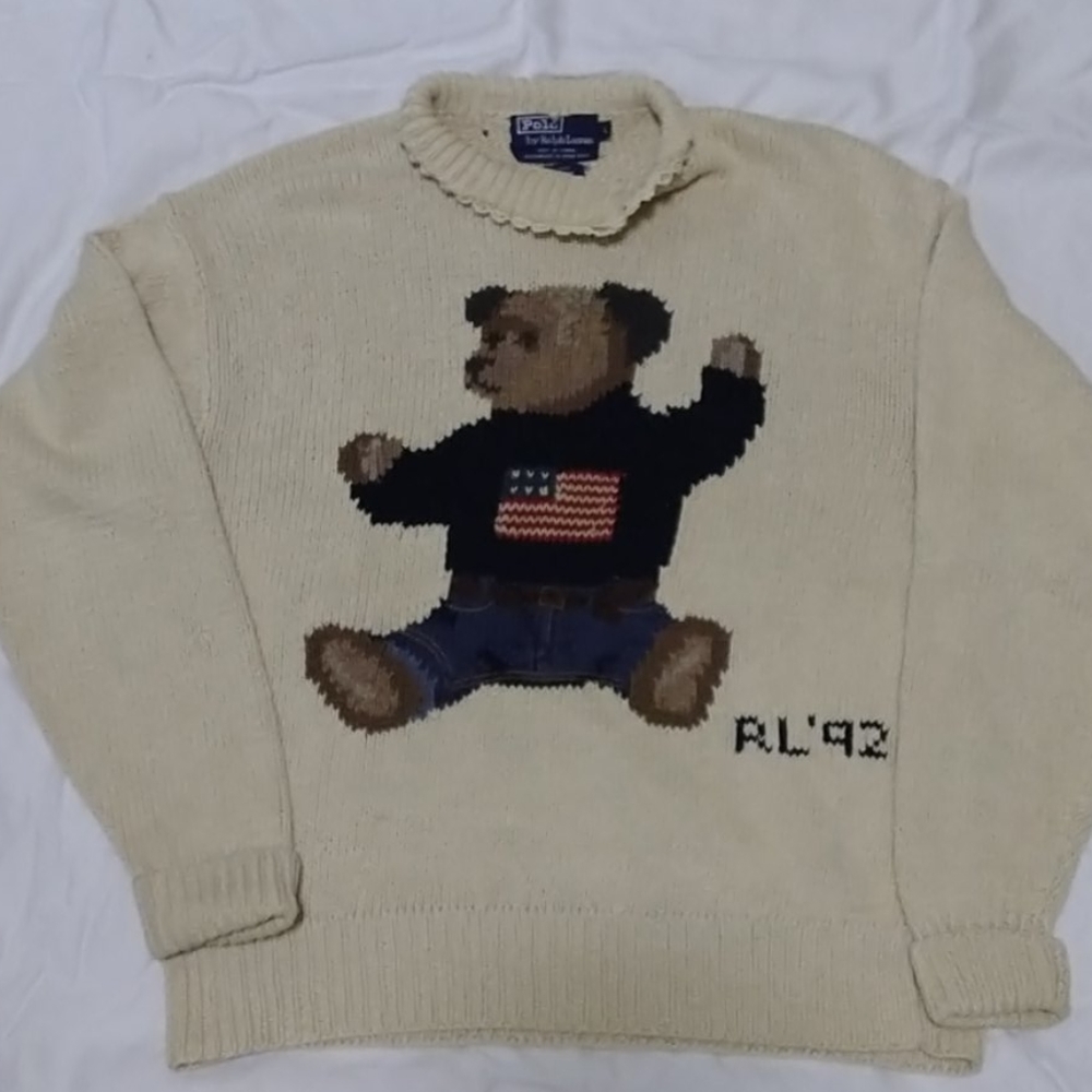 *Ralph Lauren Polo bear sweater